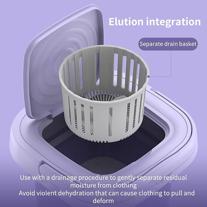 Mini Washing Machine with Spin Dryer